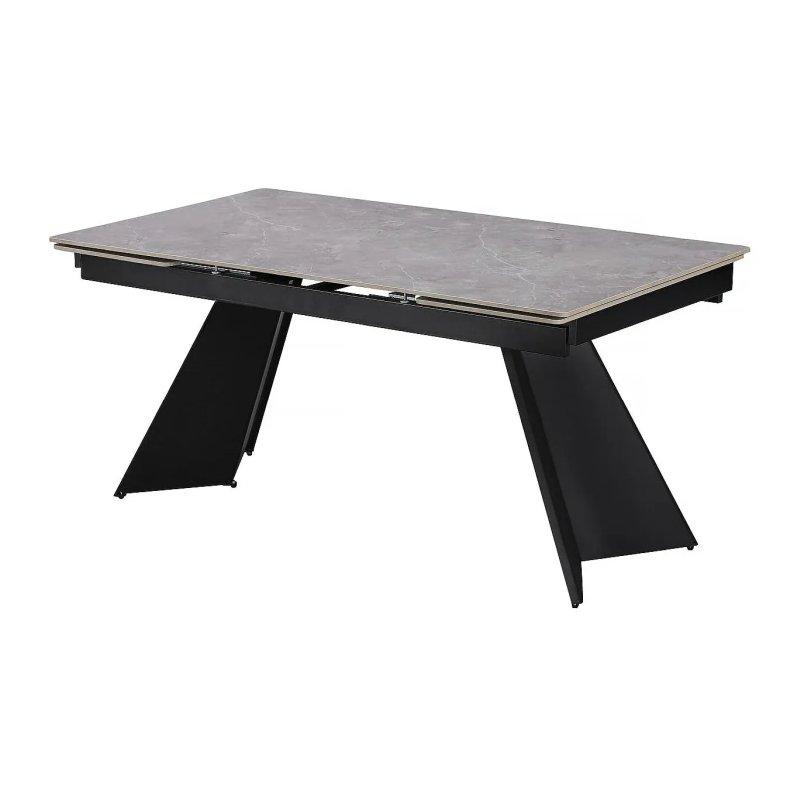 Gri Mermerli Seramik Genişletilebilir Yemek Masası 240x90 cm - 87178