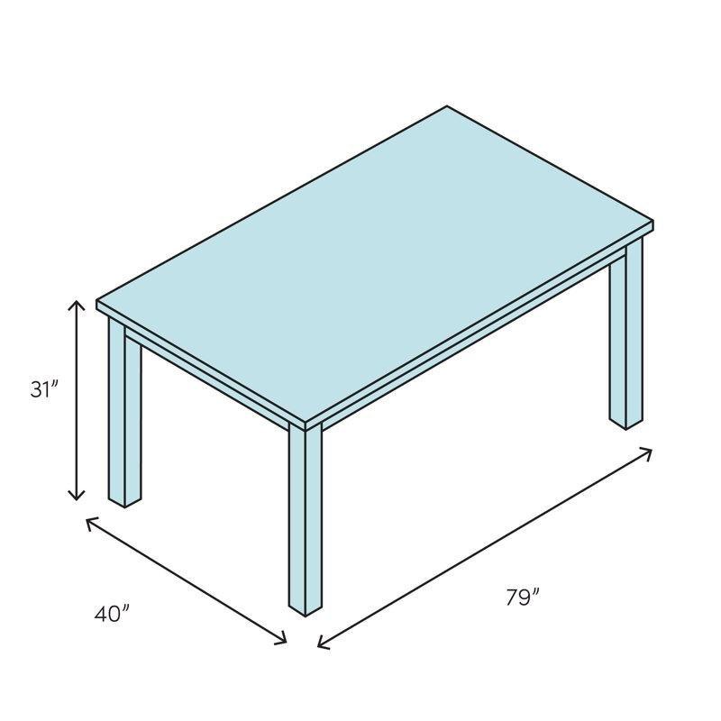 Gri Meşe Masif Ahşap Dikdörtgen Kütük Yemek Masası 200x100 cm - 87895