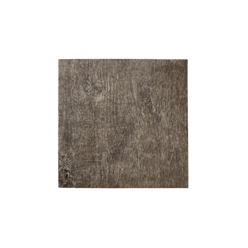 Gri Taş Renkli Masif Ahşap Kare Yemek Masası 152 cm - 87544