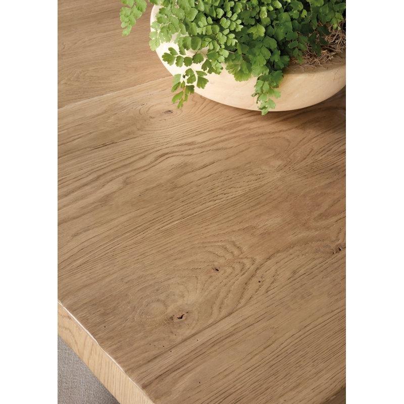 Kahverengi Masif Ahşap Açılır Yemek Masası 218 cm - 85969