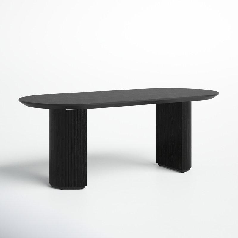 Kayın Ağacı Doğal Renk Yuvarlak Yemek Masası 200 cm - 84448