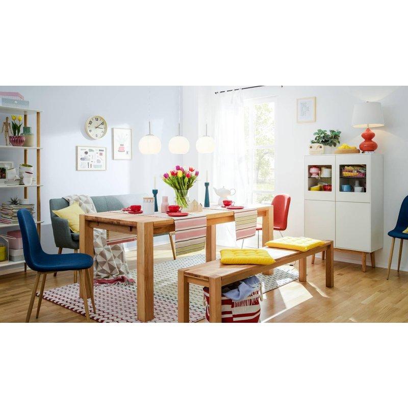 Kernbuche Masif Ahşap 200x100 cm Açılır Yemek Masası - 83806