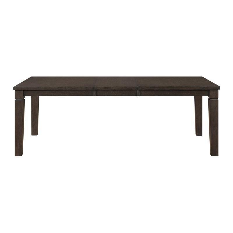 Koyu Espresso Rengi Çıkartılabilir Yapraklı Katlanır Yemek Masası 107 cm - 87718