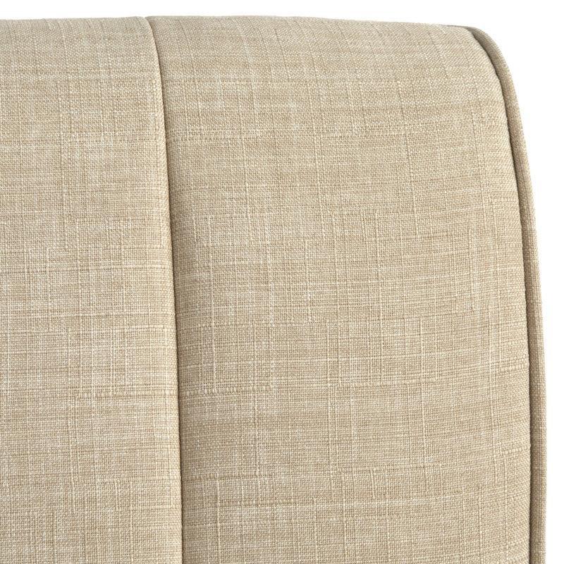 Kremali Kumaşlı L Şekilli Köşe Oturma Gruplu Ceviz Ayaklı Kare Mutfak Masası 91 cm - 88711