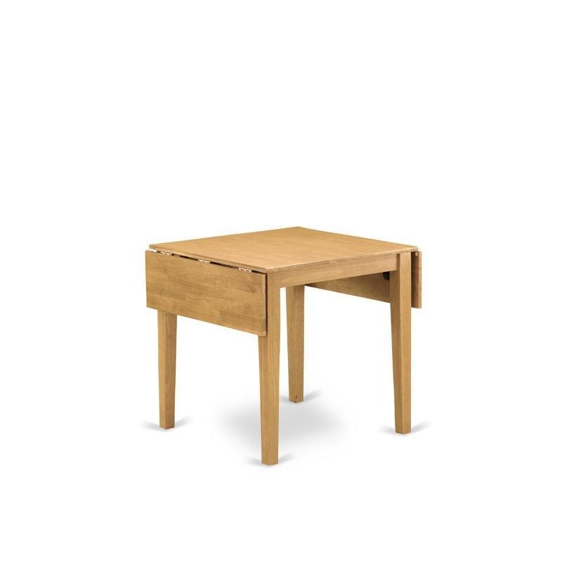 Masif Ahşap Açılır Yapraklı Dikdörtgen Iskandinav Yemek Masası 122x76 cm Meşe - 87241
