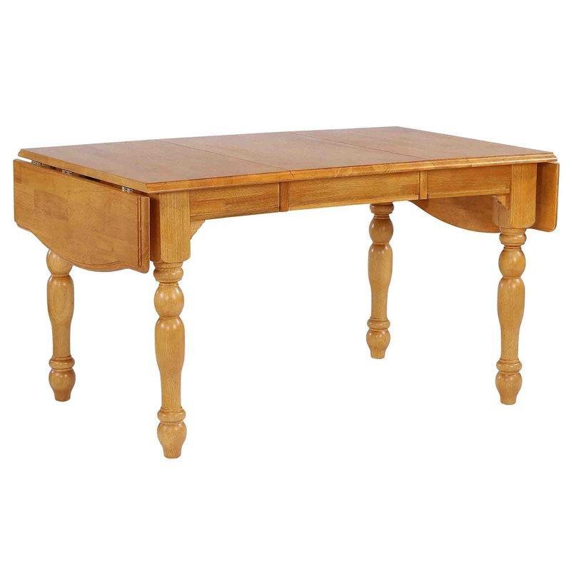 Masif Ahşap Açılır Yemek Masası Bal Rengi 86x183 cm - 87781