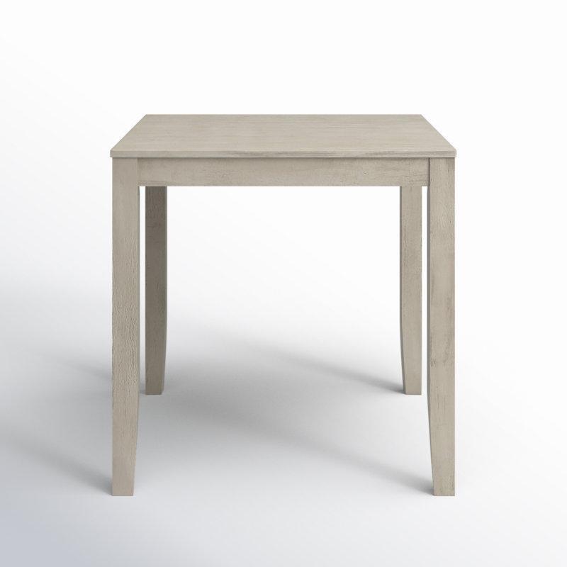 Masif Ahşap Kare Yemek Masası 90x90 cm Doğal Ahşap Görünümlü - 87541