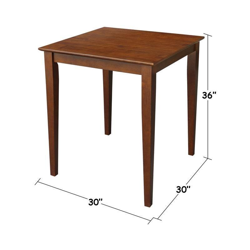 Masif Ahşap Kare Yemek Masası 91 cm Yükseklik - 87634