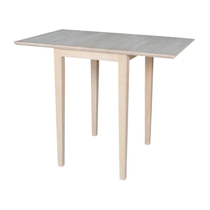 Masif Ahşap Katlanır Yemek Masası 92 cm Genişlik Açılabilir Yapraklı - 87664