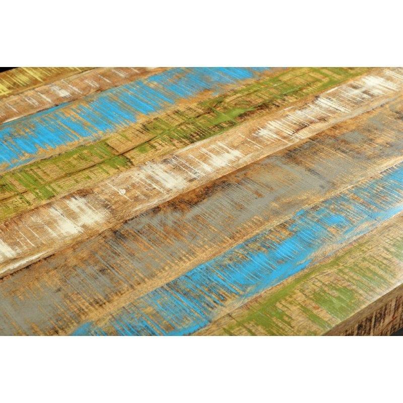 Masif Mango Ahşap Bohem Yemek Masası 180x180 cm Bej - 83590