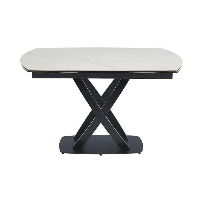 Mermer Desenli Seramik Açılır Yemek Masası 165 cm - 83200