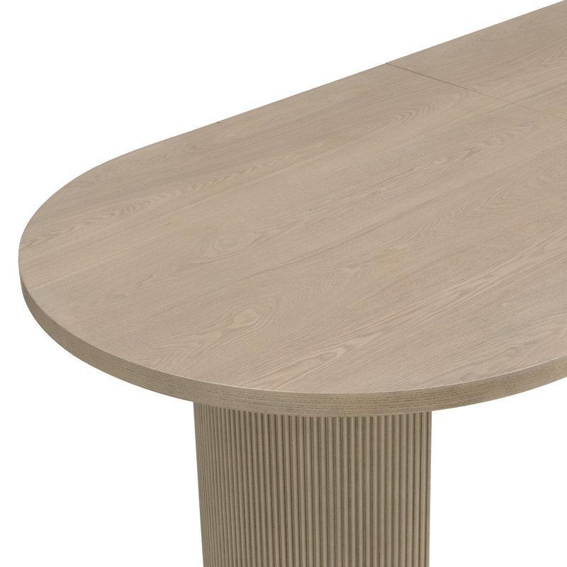 Oval Şekilli Hasırlı Sırtlı Yemek Masası Takımı 223 cm - 88141