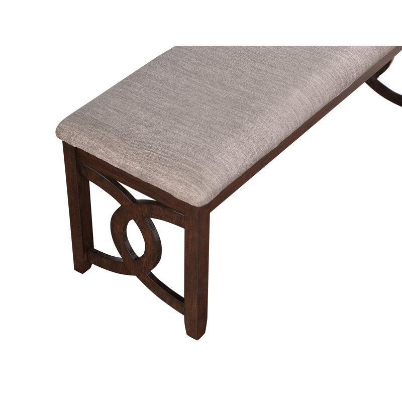 Polyester Döşemeli Yemek Masası Bench 46x41x42 cm - 88354