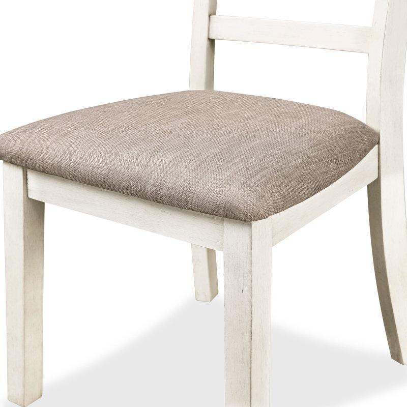 Rubberwood Masif Yuvarlak Mutfak Masası 120 cm Çapında Dört Kişilik Sandalyeli Yemek Takımı - 85777.0