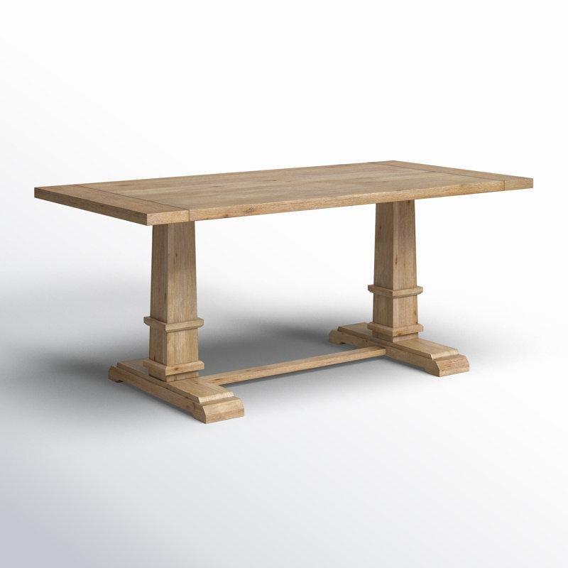 Rustik Tasarımlı 8 Kişilik Masif ve Endüstriyel Ahşap Yemek Masası 182 cm - 84199