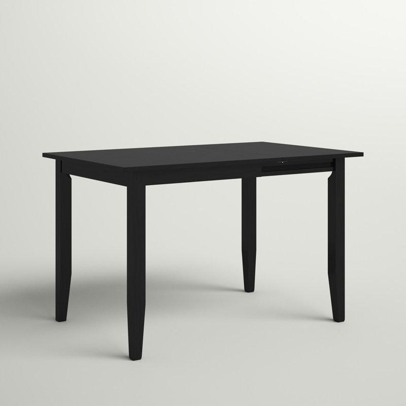 Siyah Endüstriyel Ahşap Katlanır Yemek Masası 75x120 cm - 87775
