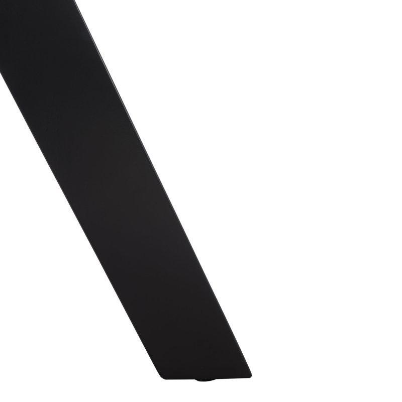 Siyah Endüstriyel Ahşap Yuvarlak Yemek Masası 120 cm - 84451