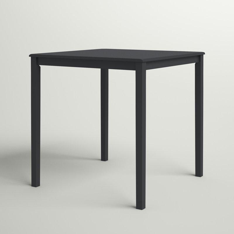 Siyah Kauçuk Ağacı Kare Yemek Masası 91 cm - 87631