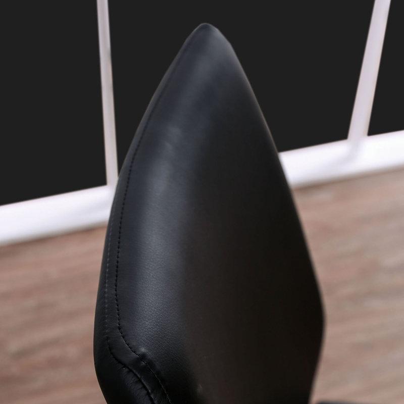 Siyah Parlak Açılır Mutfak Masası 4 Sandalyeli Modern Yemek Seti - 85174.0
