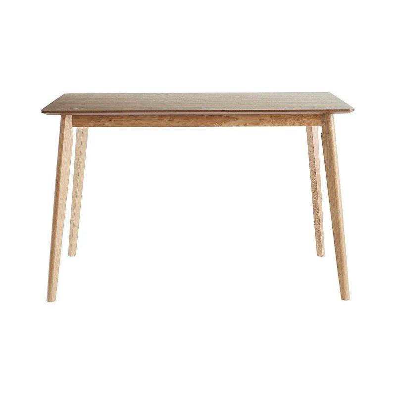 Skandinav Tarzı Açık Ceviz Renkli Frene Kaplı Dikdörtgen Yemek Masası 120x75 cm - 87145