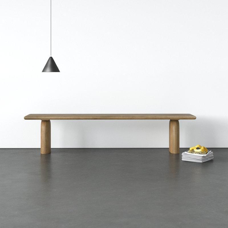 Yaşlı Mindi Masif Ahşap Yemek Masası Bench 205 cm - 88363
