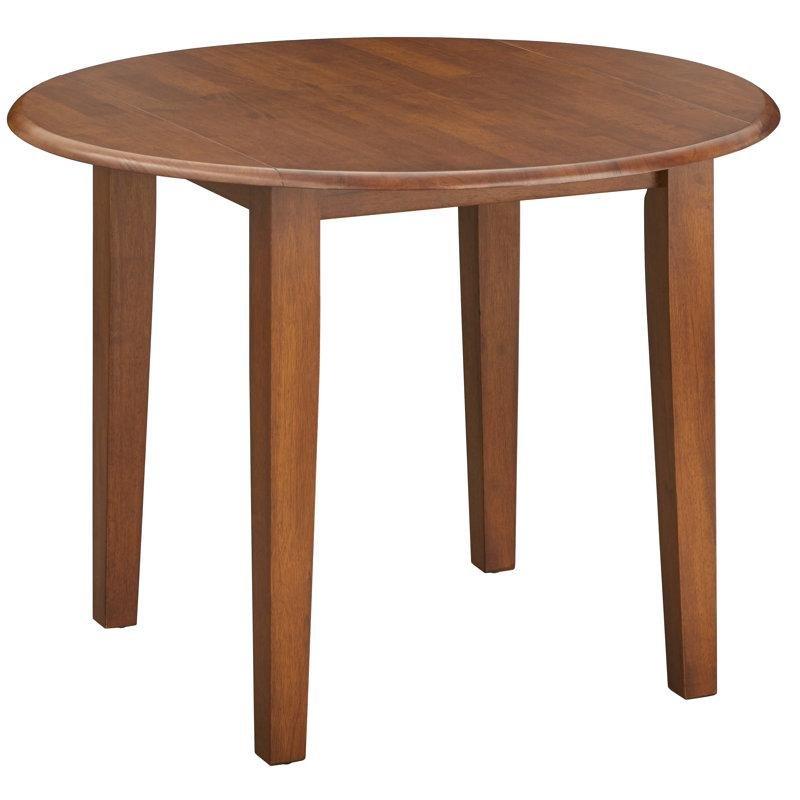 Yuvarlak Açılır Kapanır Masif Ahşap Yemek Masası 102 cm - 87667