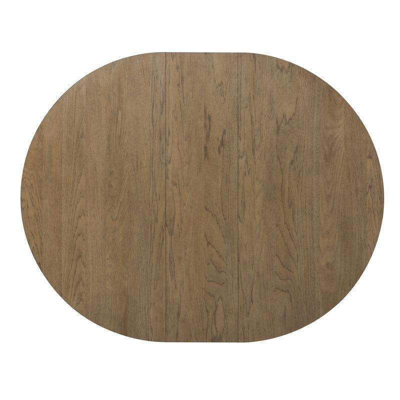 Yuvarlak Açılır Mutfak Masası Krem Antik Beyaz 4 Sandalyeli Set 122 cm - 85183.0