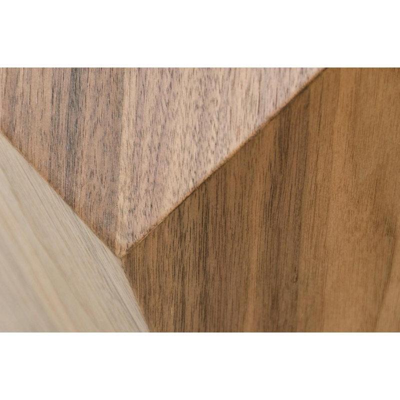 Yuvarlak Gri Cam Tablalı Ceviz Rengi Ahşap Tabanlı Yemek Masası 150 cm - 84793