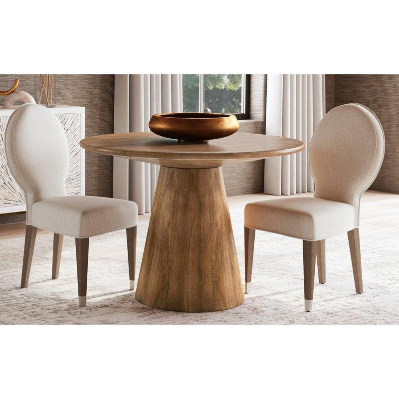 Yuvarlak Mango Ağacı Bohem Yemek Masası 107 cm - 83605