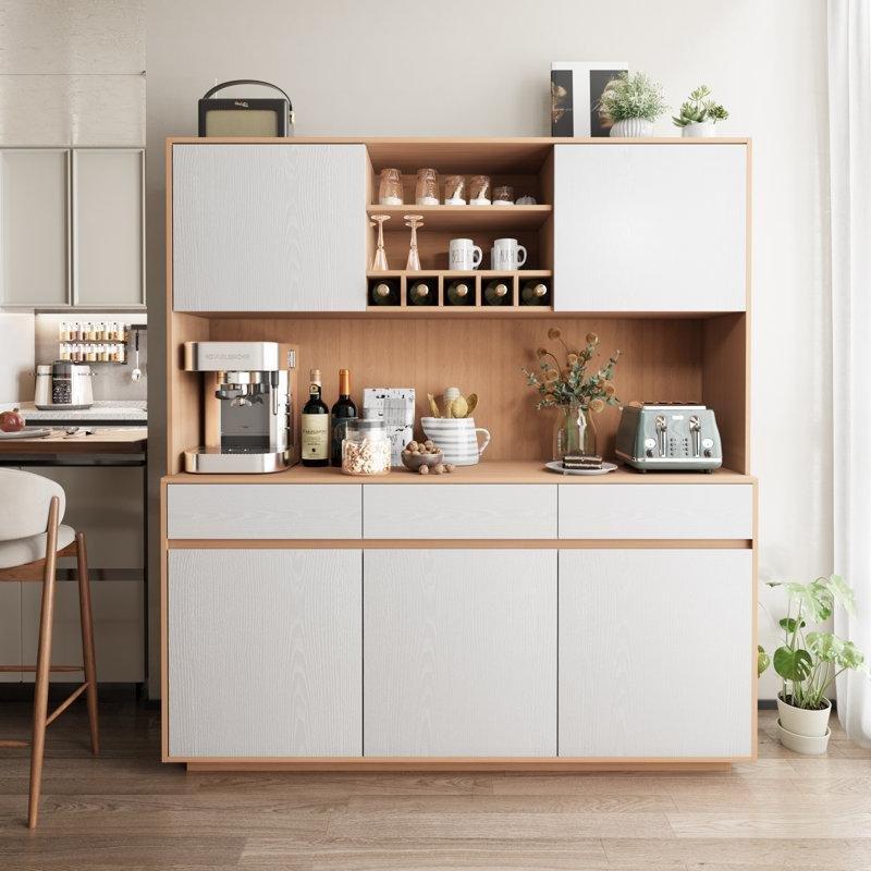 160 cm Beyaz Meşe Çok Amaçlı Dolap - 93103