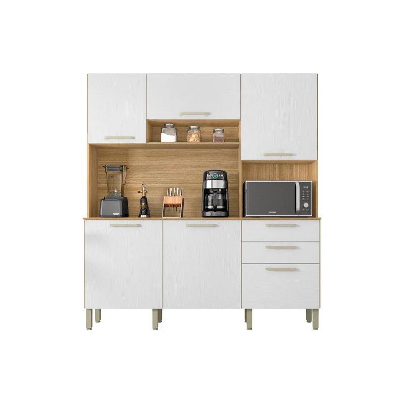 180 cm Beyaz Meşe Çok Amaçlı Dolap - 92737