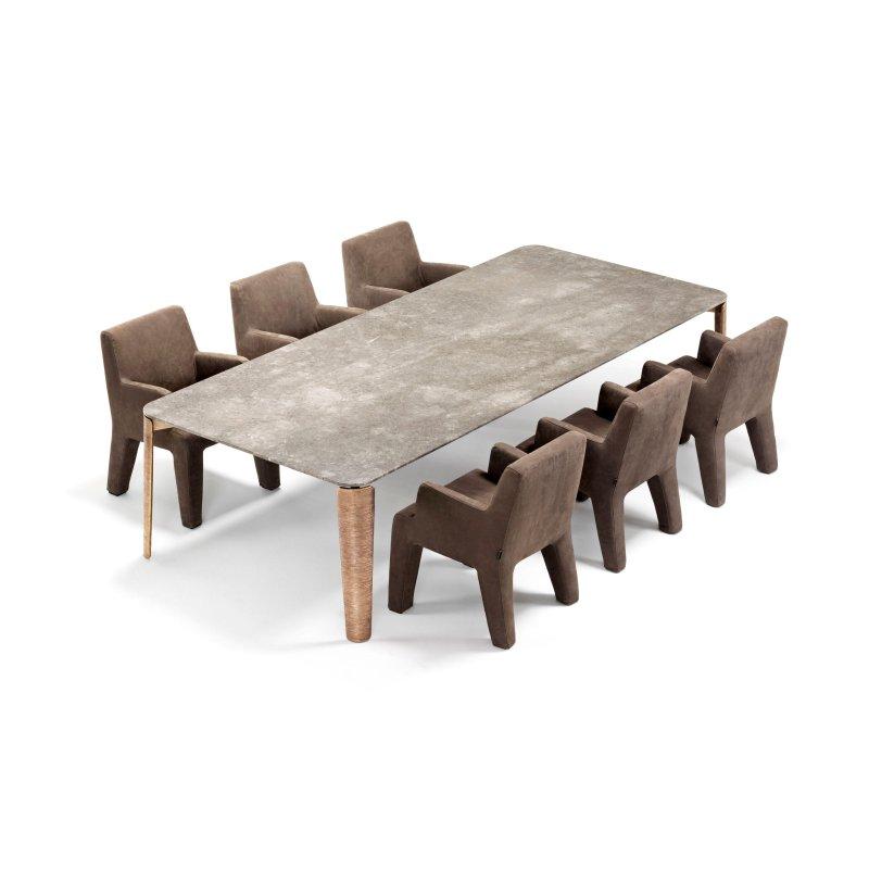 300x130 cm Dikdörtgen Mermer Masa - 92110