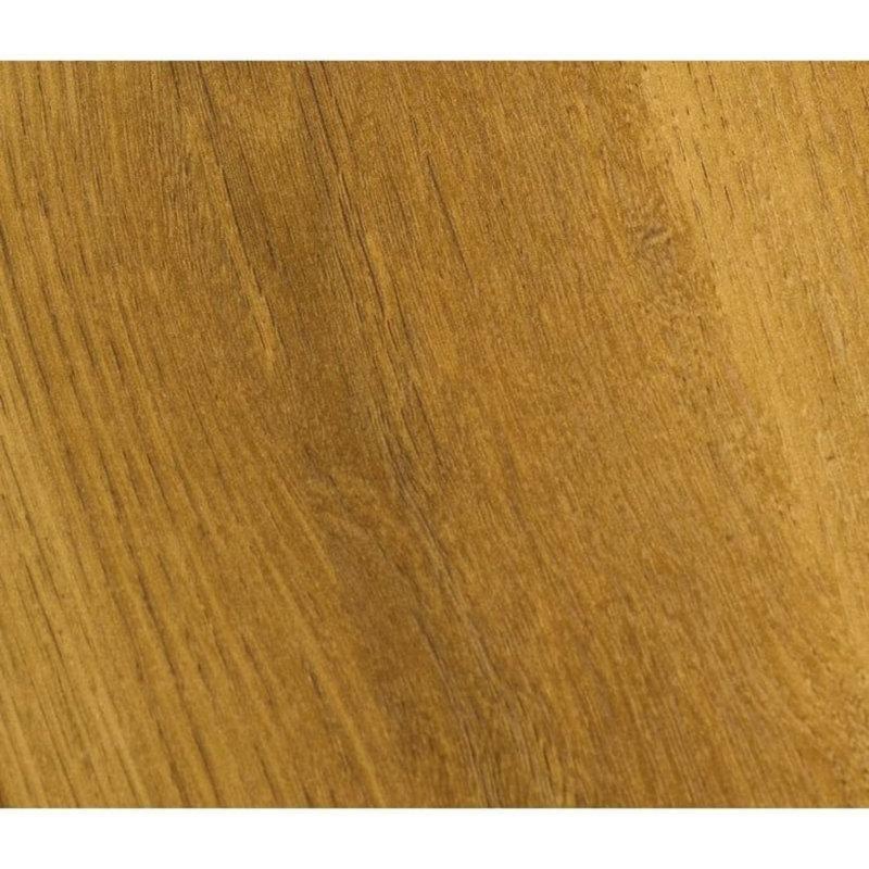 Açık Bal Rengi Hasır Detaylı Yuvarlak Rattan Orta Sehpa 91x91x43 cm - 105349