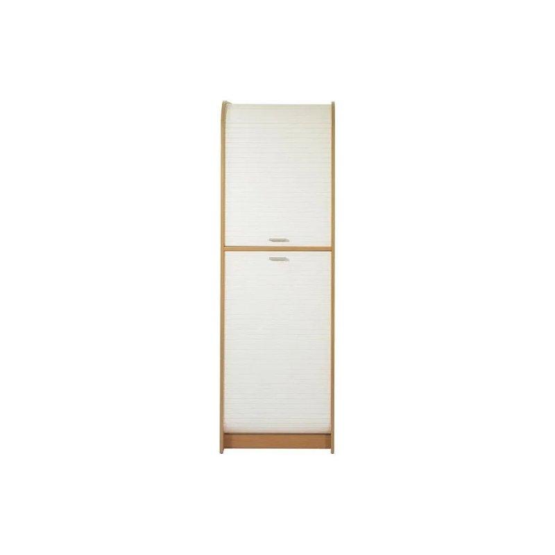 Ahşap Çok Amaçlı Dolap Beyaz Kayın 58x181x47 cm - 92365