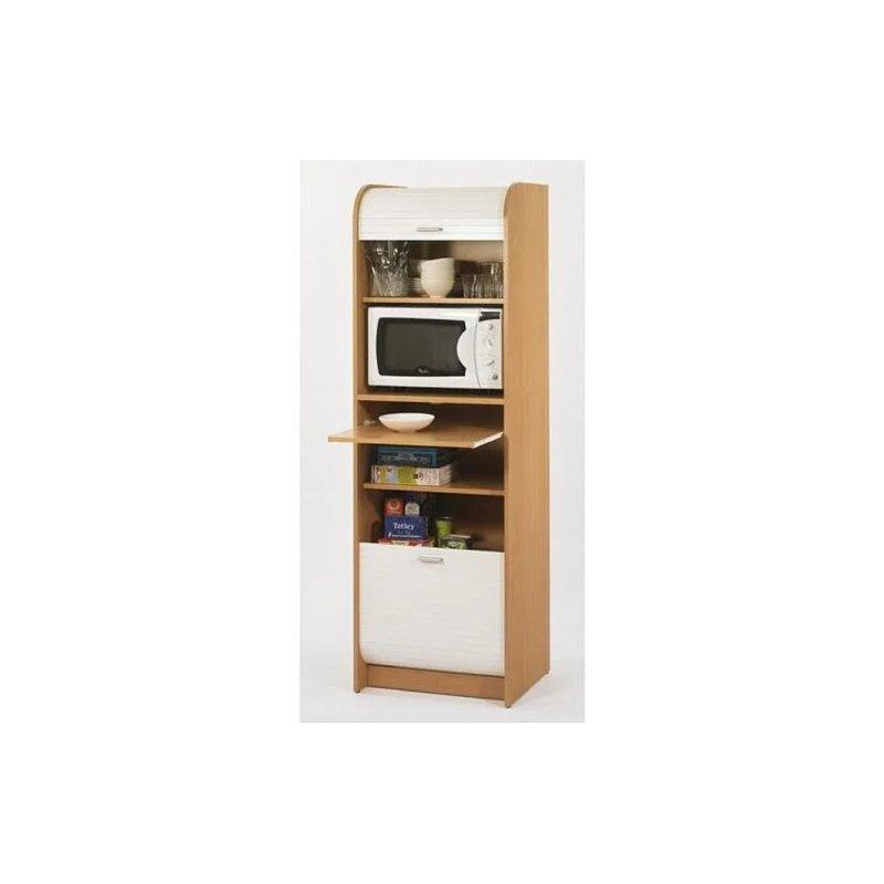 Ahşap Çok Amaçlı Dolap Beyaz Kayın 58x181x47 cm - 92365