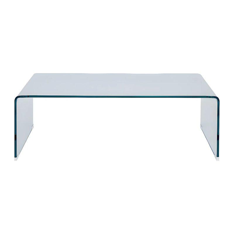 Alonzo Şeffaf Cam Orta Sehpa 110x55 cm - 102207