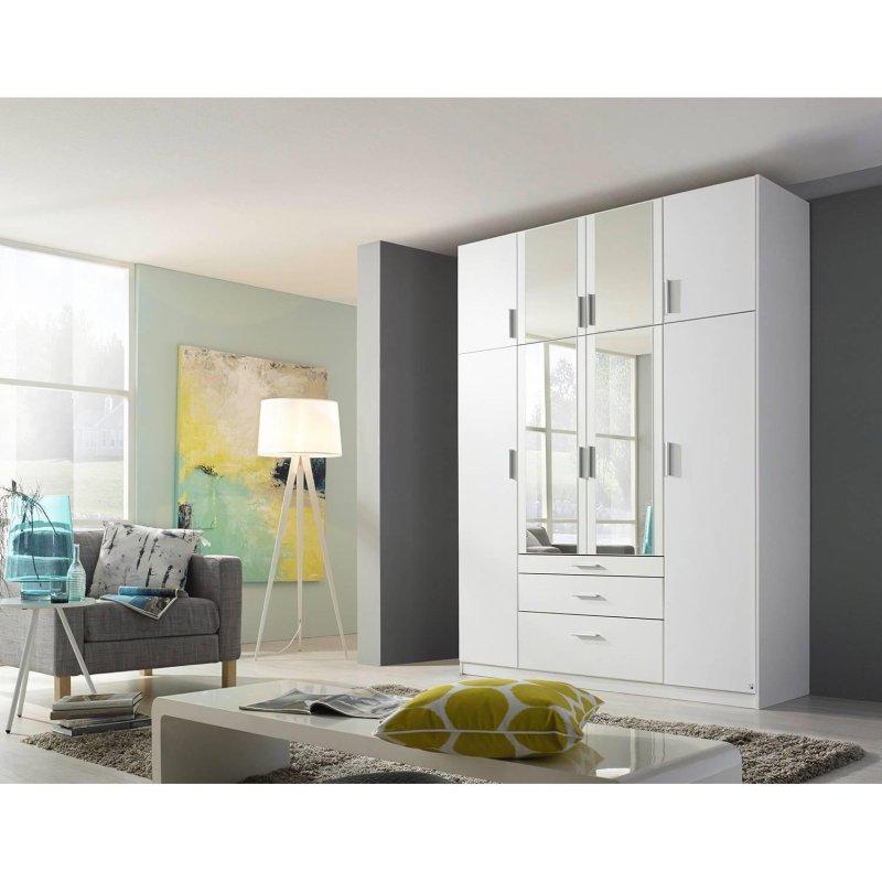 Alpinweiş Aynalı Gardrop Endüstriyel Ahşap 181x229x54 cm - 90934