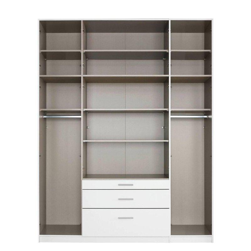 Alpinweiş Aynalı Gardrop Endüstriyel Ahşap 181x229x54 cm - 90934