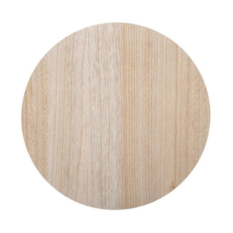 Altın Metal MDF Hafif Mantar Yan Sehpa-40x41 cm - 112690