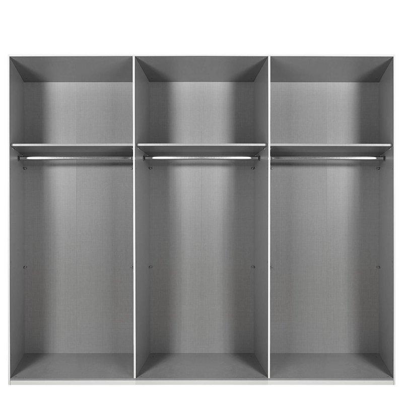 Andorra 6 Kapılı Gardrop Antrasit 300x216x58 cm - 90865