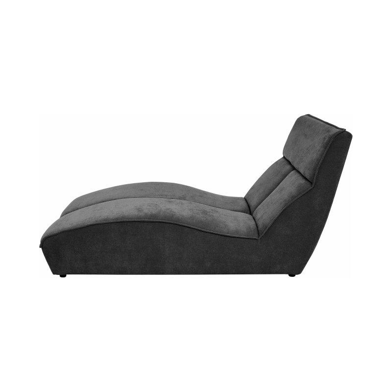 Antrasit Kadife Dinlenme Koltuğu-80x85x170 cm - 109865