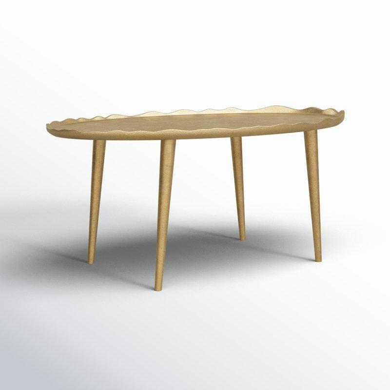 Avelines Aluminyum Oval Orta Sehpa 86 cm x 51 cm - 105136