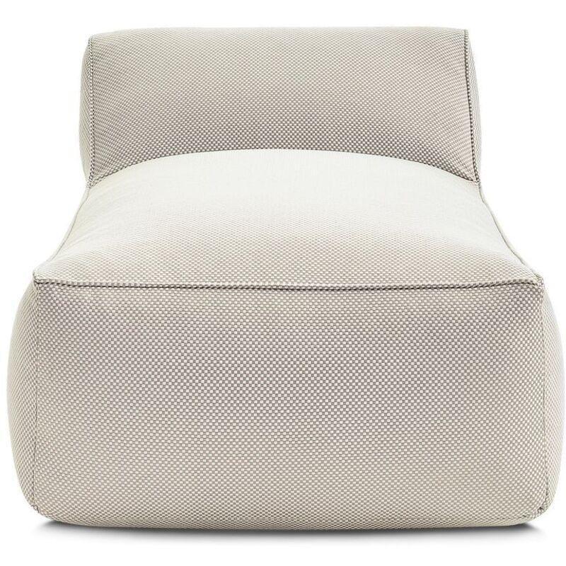 Bahçe İçin Modüler Bej Uzanma Dinlenme Koltuğu 80 x 135 x 75 cm Kol Dayamasız - 109030