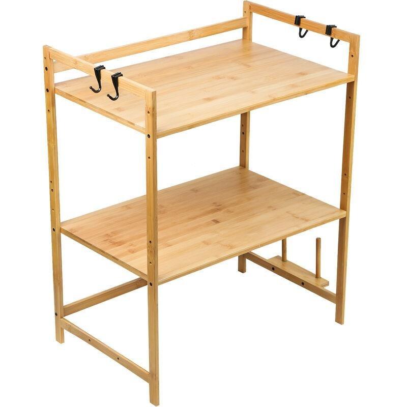 Bamboo Fırın Dolabı Bambu Malzeme 52x37x65 cm - 100697