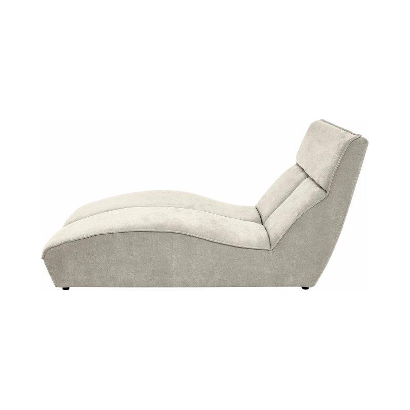 Bej Kadife Dinlenme Koltuğu-80x85x170 cm - 109952