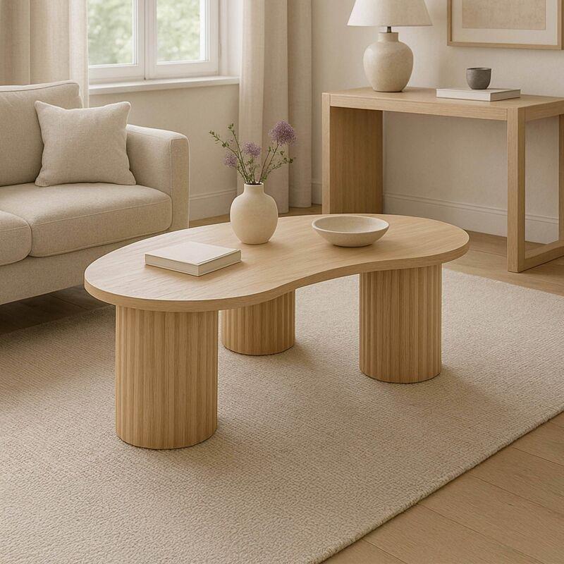 Bej MDF Orta Sehpa 100x60 cm - 102916