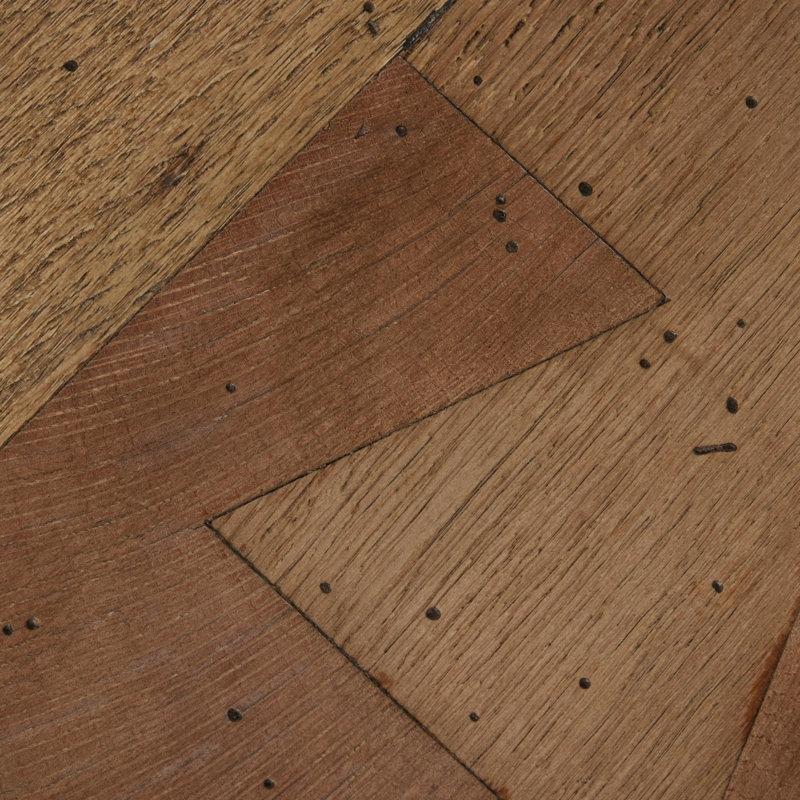 Bellefonte Masif Ahşap Eskitme Orta Sehpa 102x102 cm - 104122