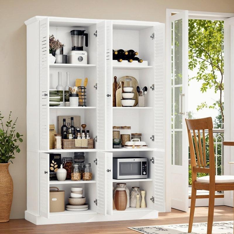 Beyaz 180 cm Çok Amaçlı Dolap - 92917