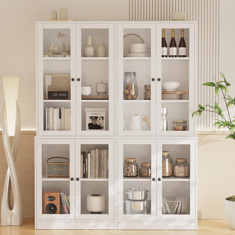 Beyaz 4 Kapılı Çok Amaçlı Dolap 180x60x40 cm - 92809