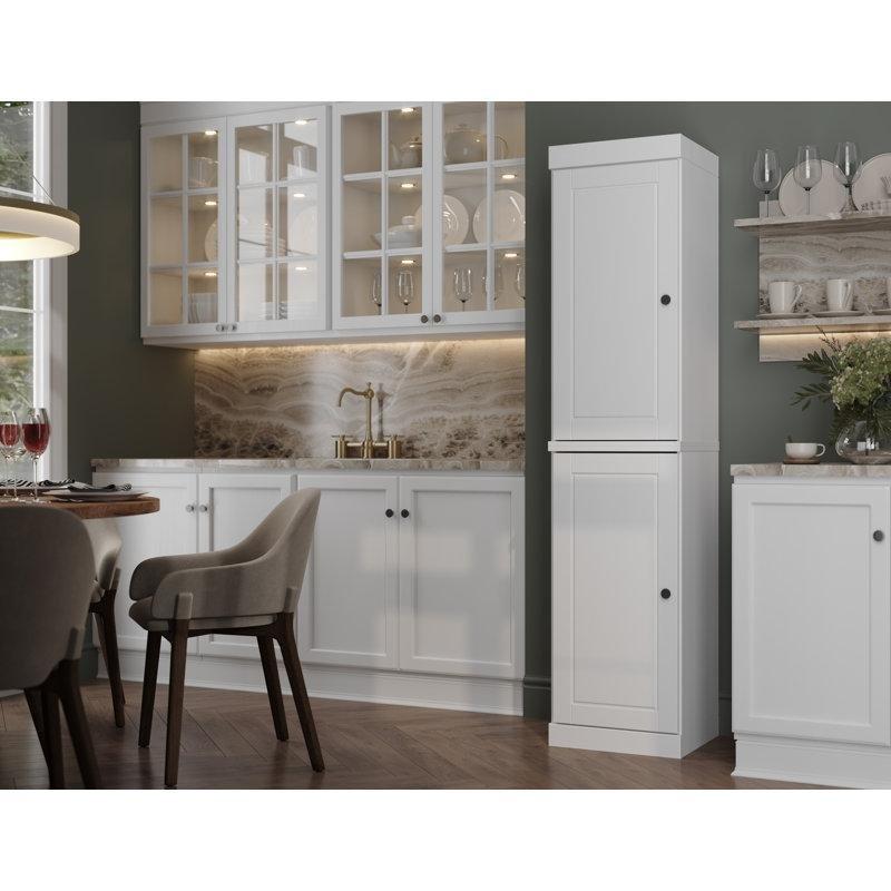 Beyaz 42 cm Masif Çamlı Çok Amaçlı Dolap - 92914